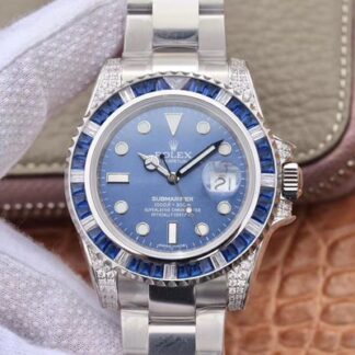 AAA Replica Rolex Submariner Date 116619LB GS Factory Blue Dial Mens Watch