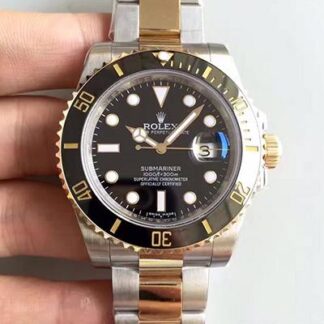 AAA Replica Rolex Submariner Date 116613LN Noob Factory V8 Black Dial Mens Watch