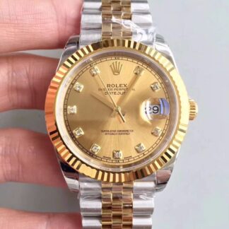 AAA Replica Rolex Datejust II M126333-0012 EW Factory Champagne Dial Mens Watch