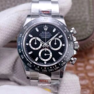 AAA Replica Rolex Cosmograph Daytona M116500LN-0002 Noob Factory Black Dial Mens Watch | aaareplicawatches.is