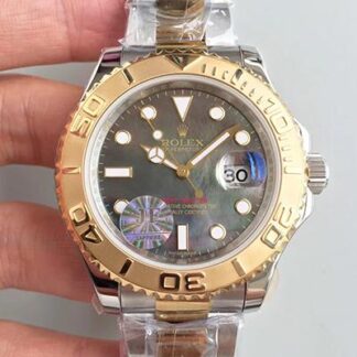 AAA Replica Rolex Yacht Master 116621 40mm JF Factory Patina Dial Mens Watch