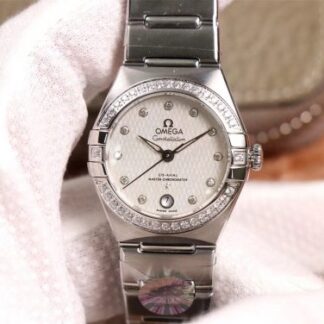 AAA Replica Omega Constellation Co-Axial Master Chronometer 29MM 3S Factory 131.15.29.20.52.001 Ladies Watch