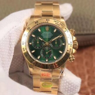 AAA Replica Rolex Daytona M116508-0013 Noob Factory Green Dial Mens Watch