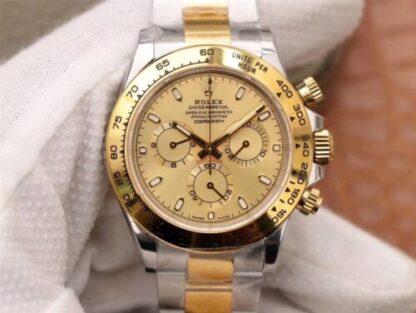 AAA Replica Rolex Daytona m116503-0003 Noob Factory Gold Dial Mens Watch