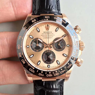 AAA Replica Rolex Daytona Cosmograph 116515LN Noob Factory Champagne Dial Mens Watch