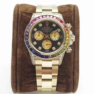 AAA Replica Rolex Daytona Cosmograph Rainbow 116589RBOW BL Factory Mens Watch