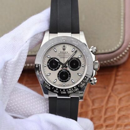 AAA Replica Rolex Daytona Cosmograph 116519LN Noob Factory Grey Dial Mens Watch