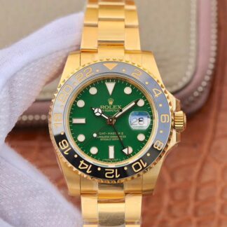 AAA Replica Rolex GMT Master II 116718LN EW Factory Green Dial Mens Watch