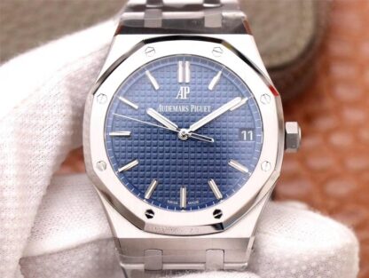 AAA Replica Audemars Piguet Royal Oak 15500ST.OO.1220ST.01 ZF Factory Blue Dial Mens Watch