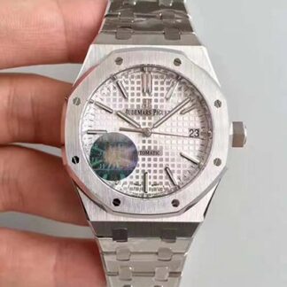 AAA Replica Audemars Piguet Royal Oak 15400 JF Factory V5 Silver Dial Mens Watch