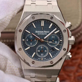 AAA Replica Audemars Piguet Royal Oak Chronograph 26320ST.OO.1220ST.03 JH Factory Black Dial Mens Watch