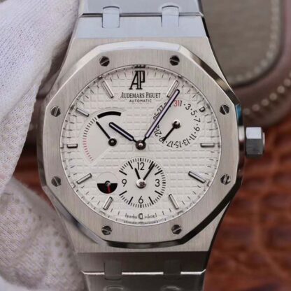 AAA Replica Audemars Piguet Royal Oak GMT 41MM 26120 TWA Factory White Dial Mens Watch