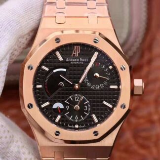 AAA Replica Audemars Piguet Royal Oak GMT 41MM 26120 TWA Factory Black Dial Mens Watch