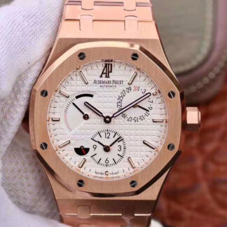 AAA Replica Audemars Piguet Royal Oak GMT 41MM 26120 TWA Factory White Dial Mens Watch