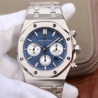 AAA Replica Audemars Piguet Royal Oak Chronograph 26331ST.OO.1220ST.01 JH Factory Blue Dial Mens Watch