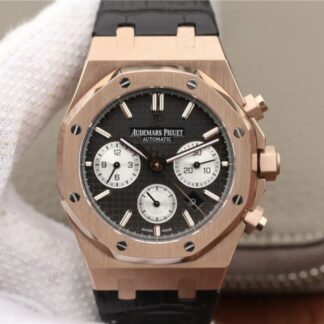 AAA Replica Audemars Piguet Royal Oak Chronograph 26331OR.OO.1220OR JH Factory Black Dial Mens Watch