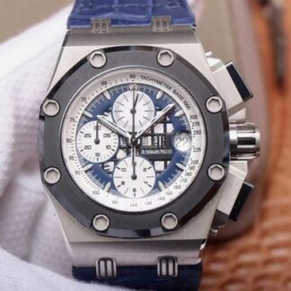 AAA Replica Audemars Piguet Royal Oak Offshore 26078PO.OO.D018CR.01 JF Factory Semi-hollow Dial Mens Watch