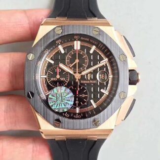 AAA Replica Audemars Piguet Royal Oak Offshore 26401RO.OO.A002CA.01 JF Factory V2 Black Dial Mens Watch