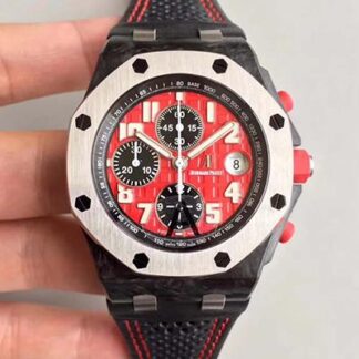 AAA Replica Audemars Piguet Royal Oak Offshore Singapore GP F1 26190OS.OO.D003CU.01 JF Factory Red Dial Mens Watch