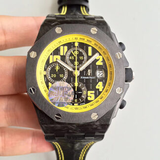 AAA Replica Audemars Piguet Royal Oak Offshore 26176FO.OO.D101CR.02 JF Factory V2 Black Dial Mens Watch