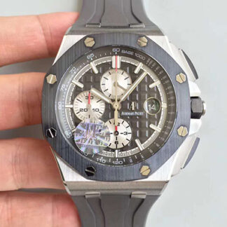 AAA Replica Audemars Piguet Royal Oak Offshore 26400IO.OO.A004CA.01 JF Factory V2 Black Dial Mens Watch