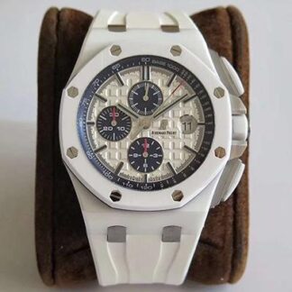 AAA Replica Audemars Piguet Royal Oak Offshore 26402CB.OO.A010CA.01 JF Factory V2 White Dial Mens Watch