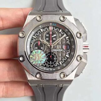 AAA Replica Audemars Piguet Royal Oak Offshore Michael Schumacher 26568IM.OO.A004CA.01 JF Factory Anthracite Dial Mens Watch