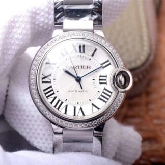 AAA Replica Cartier Ballon Bleu W4BB0017 V6 Factory White Dial Ladies Watch