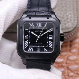 AAA Replica Cartier Santos WSSA0039 V6 Factory Carbon Plating Mens Watch