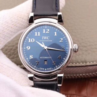 AAA Replica IWC Da Vinci Automatic IW356601 MKS Factory Blue Dial Mens Watch