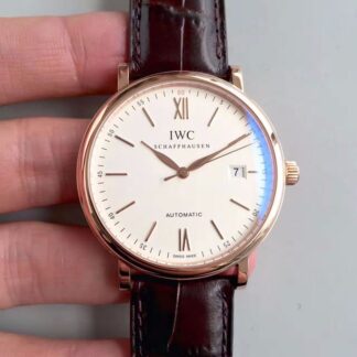 AAA Replica IWC Portofino Automatic IW356504 MKS Factory White Dial Mens Watch