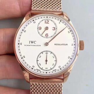 AAA Replica IWC Portugieser Regulateur IW544402 YL Factory White Dial Mens Watch