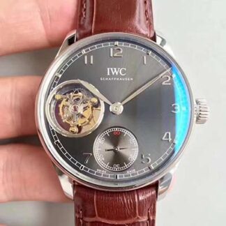 AAA Replica IWC Portugieser Tourbillon IW546301 YL Factory Gray Dial Mens Watch