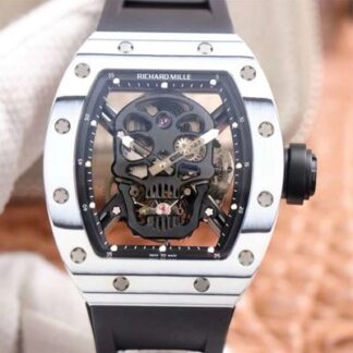 AAA Replica Richard Mille RM052-01 Tourbillon JB Factory White Ceramic Mens Watch