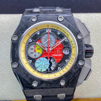 AAA Replica Audemars Piguet Royal Oak Offshore Grand Prix 26290IO.OO.A001VE.01 JF Factory V3 Red Dial Mens Watch