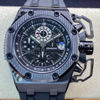 AAA Replica Audemars Piguet Royal Oak Offshore Survivor 26165IO.OO.A002CA.01 Noob Factory V5 Black Dial Mens Watch