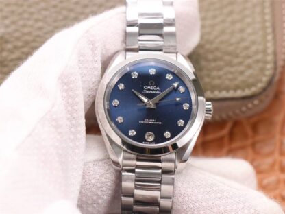 AAA Replica Omega Seamaster Aqua Terra 150M CO‑AXIAL Master Chronometer 220.10.38.20.53.001 VS Factory Ladies Watch