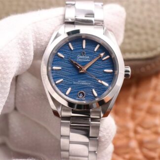 AAA Replica Omega Seamaster Aqua Terra 150M CO‑AXIAL Master Chronometer 220.10.38.20.03.002 VS Factory Ladies Watch