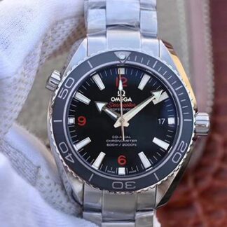 AAA Replica Omega Seamaster Planet Ocean 600M 45.5MM 232.30.46.21.01.003 MKS Factory Black Dial Mens Watch