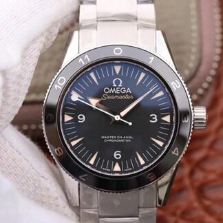 AAA Replica Omega Seamaster Planet Ocean 233.30.41.21.01.001 VS Factory Black Dial Mens Watch