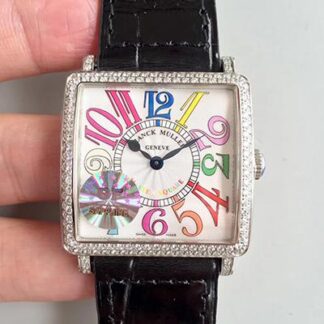 AAA Replica Franck Muller Master Square Ladies 6002 M QZ D White Dial GF Factory Ladies Watch