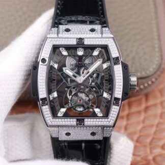 AAA Replica Hublot Masterpiece Tourbillon 906.NX.0129.VR.AES13 JB Factory Diamond Mens Watch