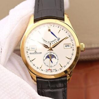 AAA Replica Jaeger-LeCoultre Master Calendar Q151242A 18K Yellow Gold Silver Dial Mens Watch