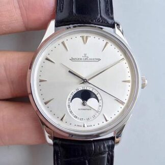 AAA Replica Jaeger-LeCoultre Master Ultra Thin Moon 1368420 ZF Factory Silver Dial Mens Watch