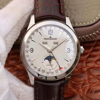 AAA Replica Jaeger-LeCoultre Master Calendar 1558420 OM Factory Silver Dial Mens Watch