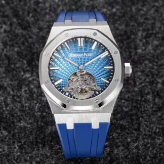 AAA Replica Audemars Piguet Royal Oak Tourbillon R8 Factory V3 Rubber Strap Mens Watch