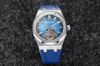 AAA Replica Audemars Piguet Royal Oak Tourbillon R8 Factory V3 Rubber Strap Mens Watch