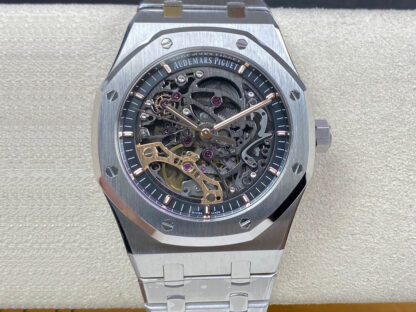 AAA Replica Audemars Piguet Royal Oak 15407ST.OO.1220ST.01 APS Factory Skeleton Dial Mens Watch