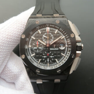 AAA Replica Audemars Piguet Royal Oak Offshore 26400AU.OO.A002CA.01 JF Factory Black Strap Mens Watch