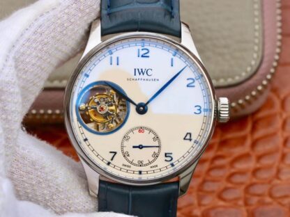 AAA Replica IWC Portuguese Tourbillon ZF Factory White Dial Mens Watch